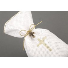 Linen sweet Bag Confirmation favor