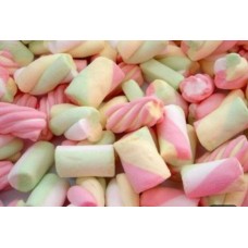 stripey marshmallows